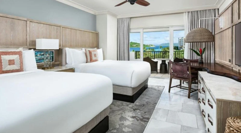 Ocean View Double Queen, Guest Room, Two Queen, Ocean View, Balcony at The Ritz-Carlton St Thomas