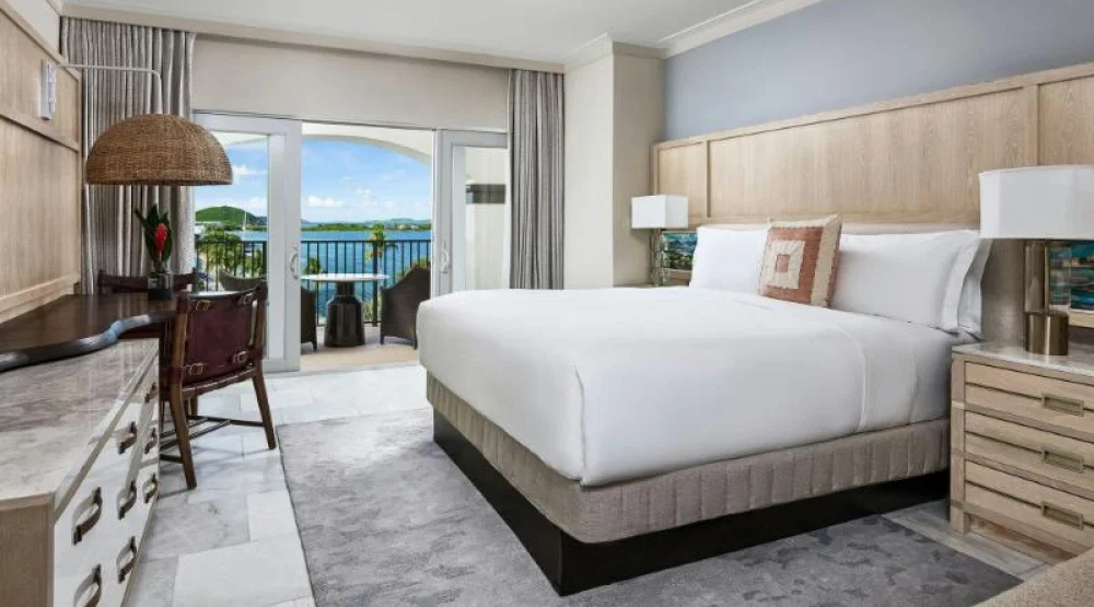 Club Ocean View King, Club Level, Guest Room, One King, Ocean View, Balcony at The Ritz-Carlton St Thomas