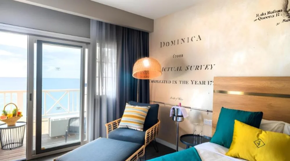 Oceanfront Room at Fort Young Hotel & Dive Resort