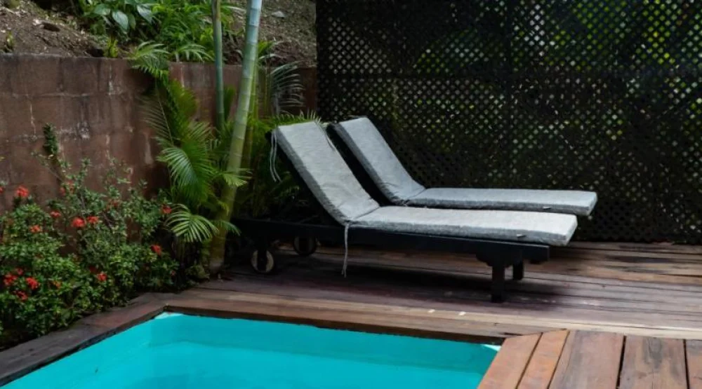 One Bedroom Pool Villa Suite at Fond Doux Eco Resort