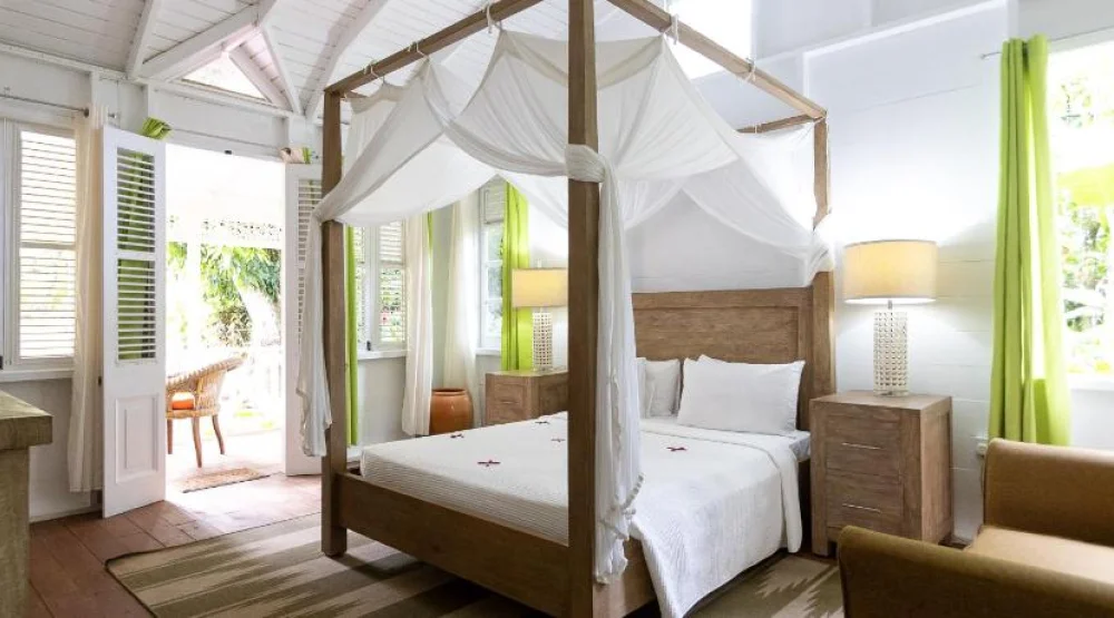 Deluxe Two Bedroom Cottage with Kitchen and A/c at Fond Doux Eco Resort