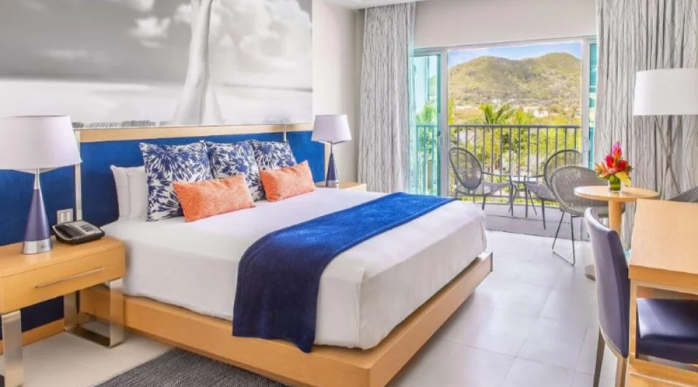 King Marina View Terrace at Harbor Club St Lucia Curio Collection by Hilton