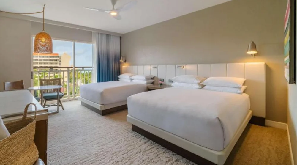 Two Queens Resort View with Balcony at Hyatt Regency Aruba Resort & Casino