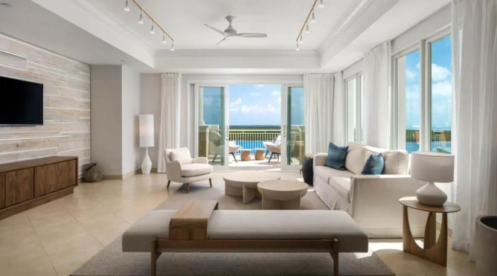 Two Bedroom Ocean Front Penthouse Suite at Blue Haven Resort