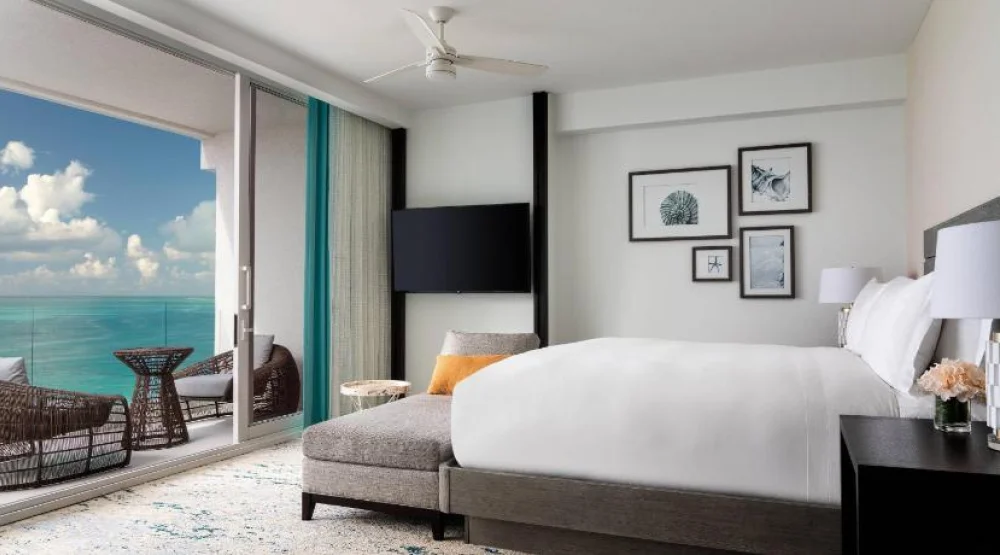 Deluxe Guest Room with One King, Oceanfront, Balcony at The Ritz-Carlton Turks & Caicos