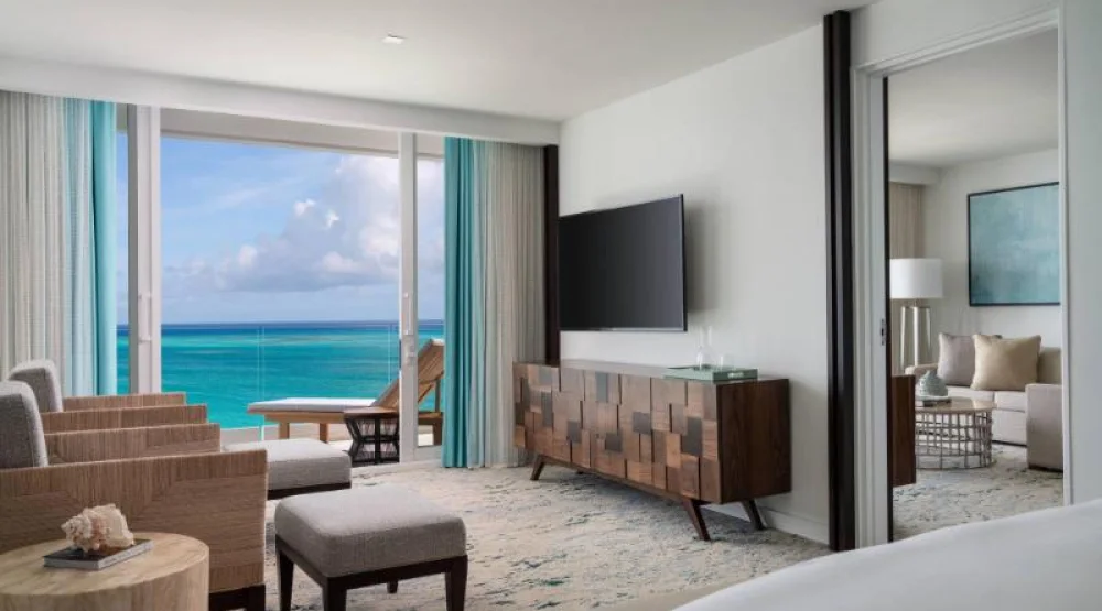 Executive Suite, Suite, One King, Partial Ocean View, Balcony at The Ritz-Carlton Turks & Caicos