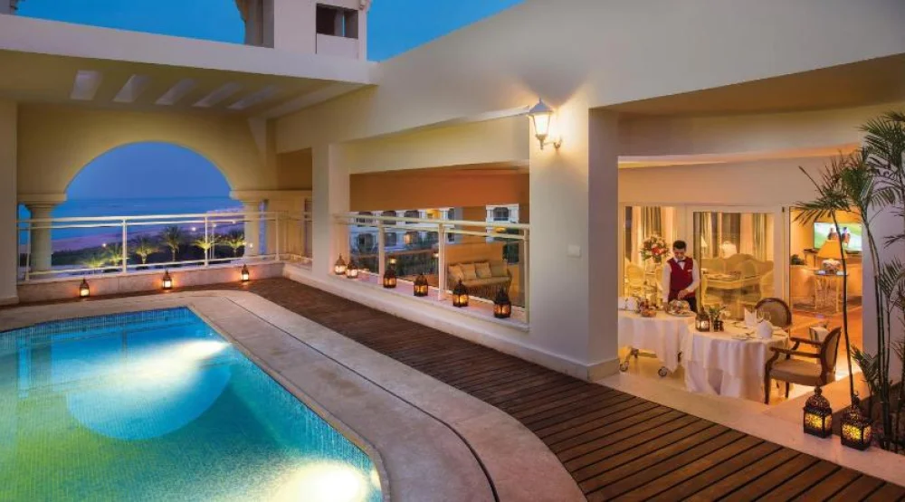 Grand Royal Sea View Suite with Private Pool at Baron Palace Sahl Hasheesh