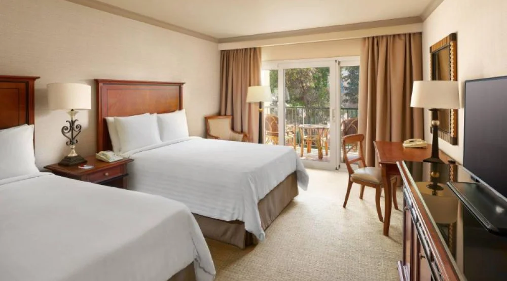 Standard Limited View, Guest Room, Two Double, 1st Or 2nd Floor, Balcony at Cairo Marriott Hotel & Omar Khayyam Casino