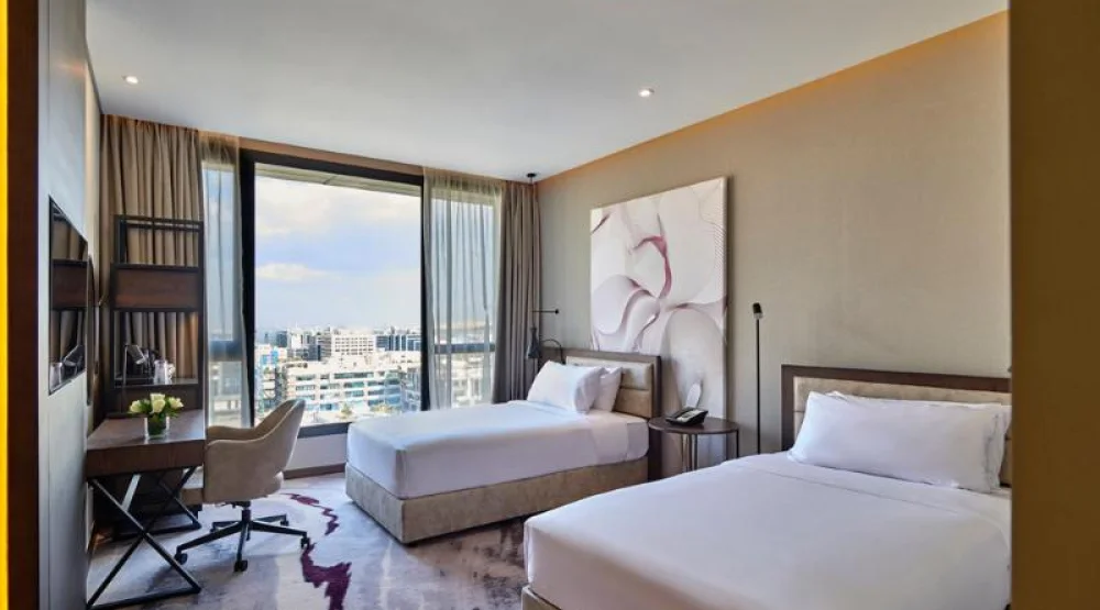 Two Twin Standard Walk in Shower at Crowne Plaza West Cairo Arkan