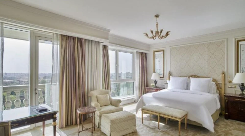 Ambassador Suite Three King Beds at Four Seasons Cairo At The First Residence Hotel