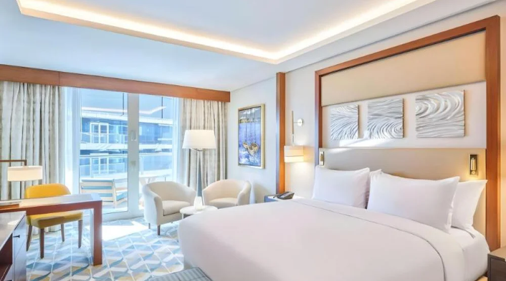 Premium King Room - Partial Nile View at Hilton Cairo Nile Maadi