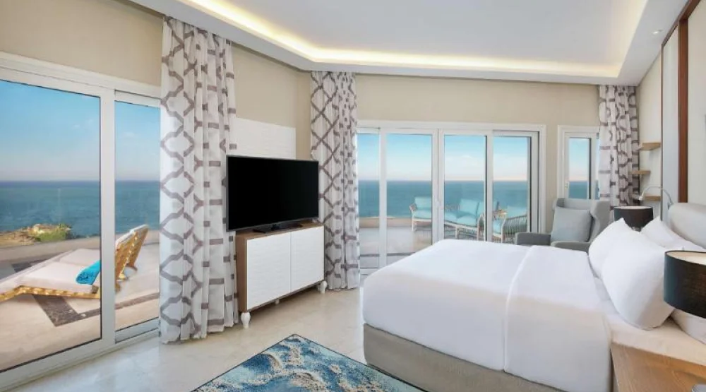 King Plaza Suite with Sea View at Hilton Hurghada Plaza