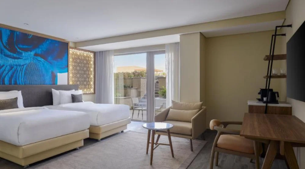 Two Twin Beds Terrace at Hyatt Regency Cairo West