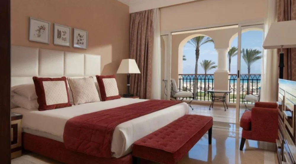 Executive Suite, Queen Bed, Sea View at Jaz Almaza Beach Resort