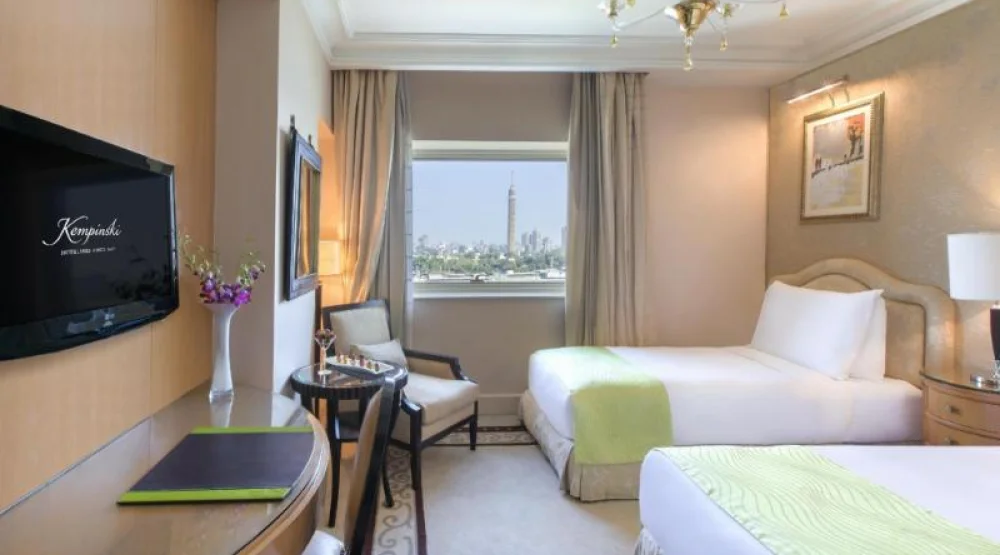 Nile Superior Room Twin at Kempinski Nile Hotel Cairo