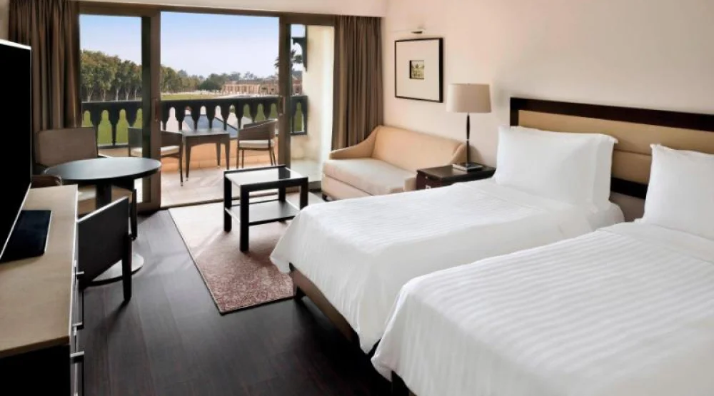 Deluxe Guest Room, Two Twin, Garden View, Balcony at Marriott Mena House Cairo