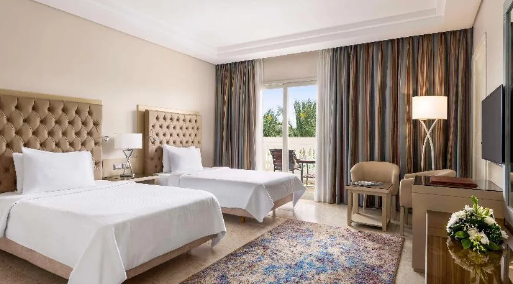 Deluxe Room Aqua Twin Bed at Rixos Premium Seagate