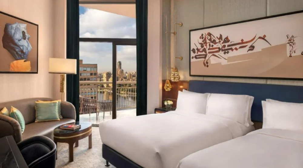 Deluxe Room, Two Double Beds, Nile View at Sofitel Cairo Downtown Nile