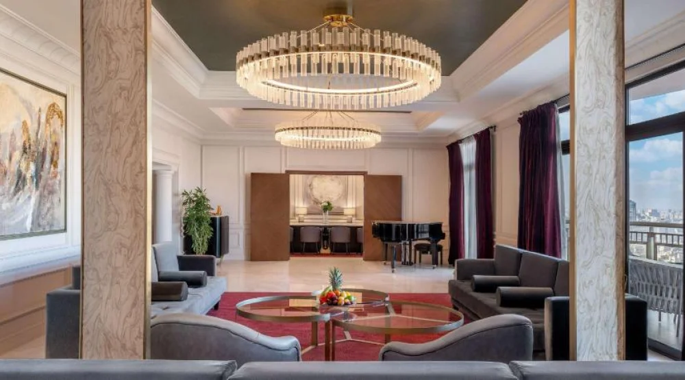 Royal King Suite with Nile View and Club Millesime Access at Sofitel Cairo Downtown Nile