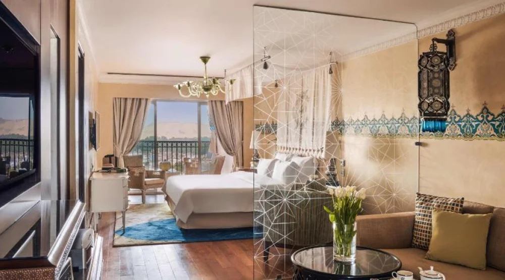 Luxury King Room with Terrace and River View at Sofitel Legend Old Cataract Aswan