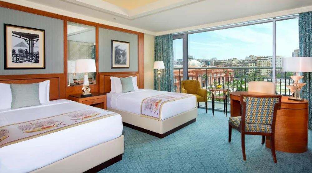 Deluxe Guest Room, Two Double at The Nile Ritz-Carlton Cairo