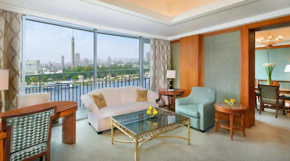 Presidential Suite, Club Lounge Access, Presidential Suite, One King, Nile View at The Nile Ritz-Carlton Cairo