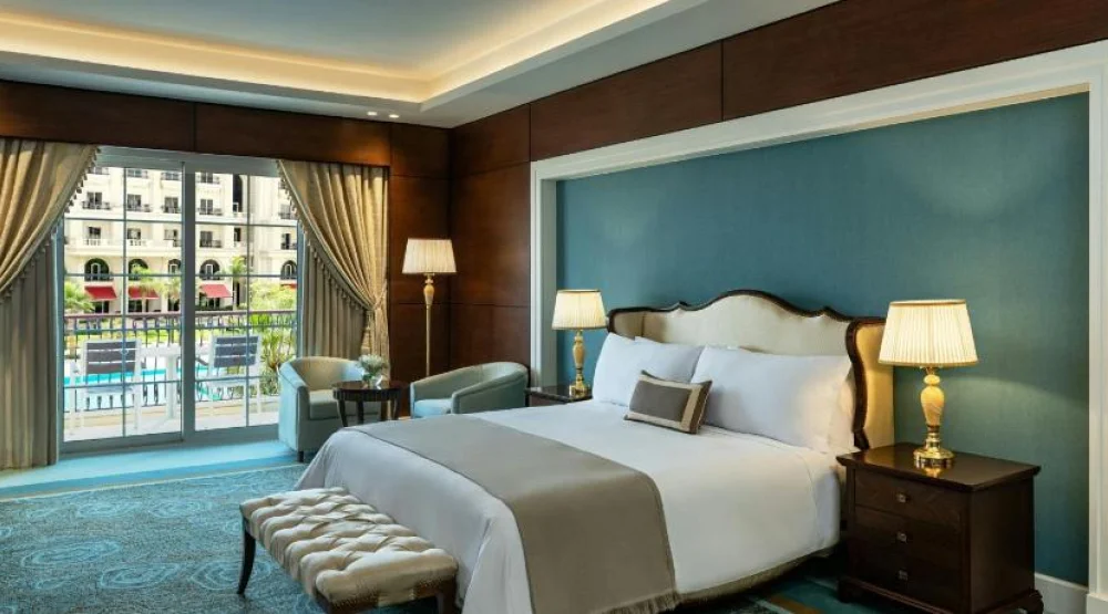 Astor Suite, One Bedroom Larger Suite, One King, Garden View at The St. Regis New Capital Cairo