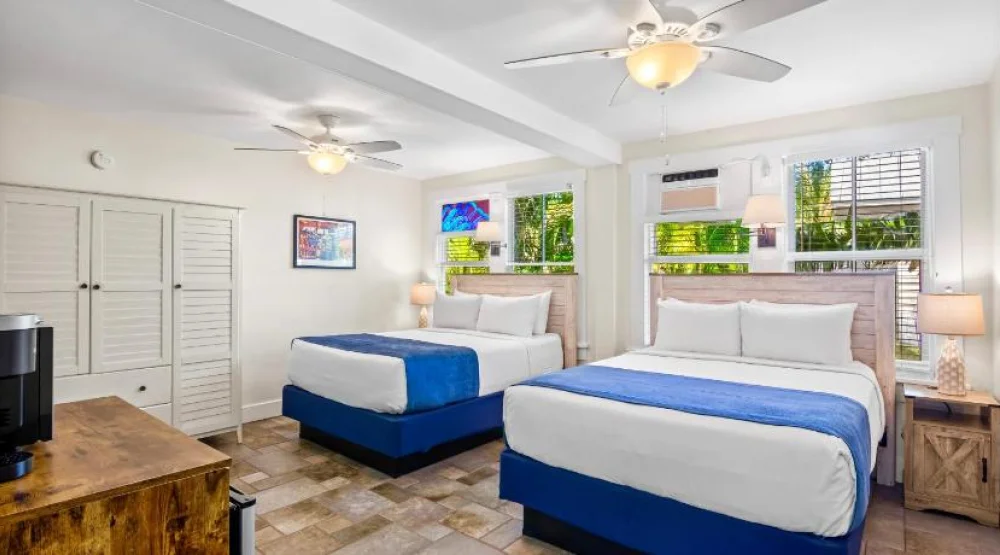 Two Queen Island Room at Eden House Key West