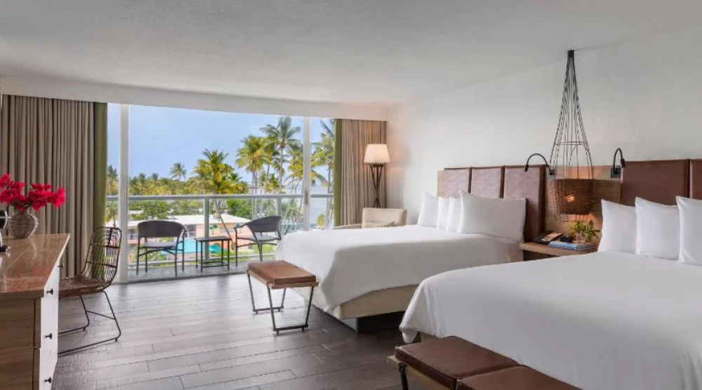 Queen Room with Two Queen Beds at Amara Cay Resort