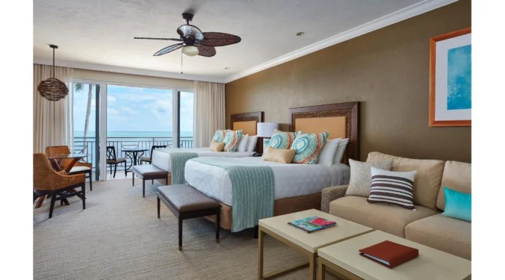 Lodge Oceanfront Double Queen Suite at Cheeca Lodge & Spa