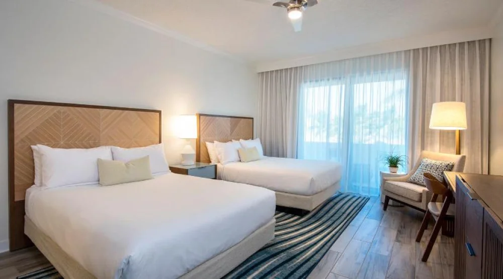 Water View Guestroom- Two Queens at Hawks Cay Resort