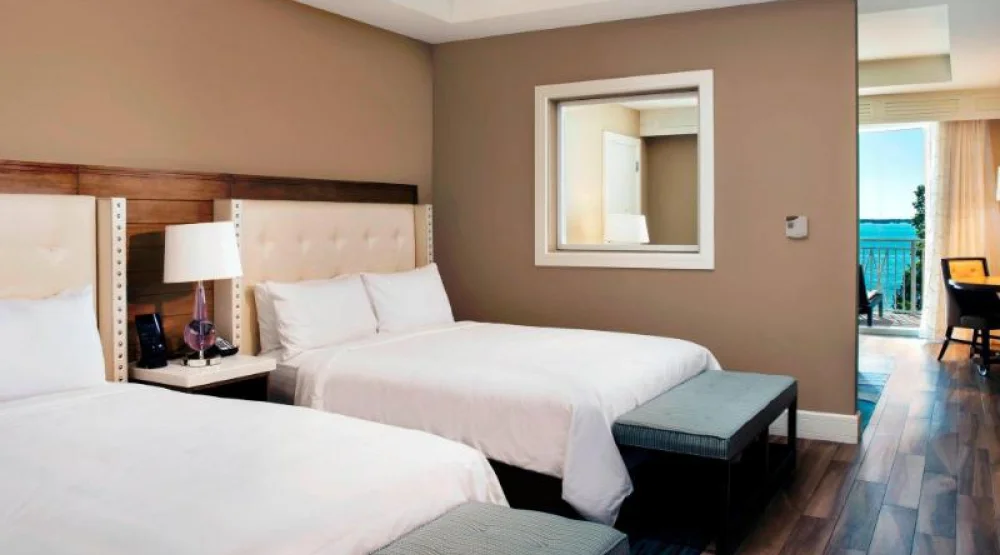 Bay Front Suite, One Bedroom Suite, Two Queen, Sofa Bed, Balcony/patio View, Balcony at Playa Largo Resort & Spa Autograph Collection