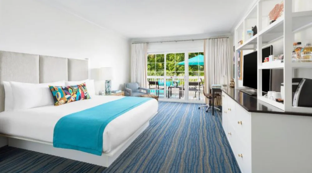 Pool & Garden View King with Balcony at The Marker Key West Harbor Resort