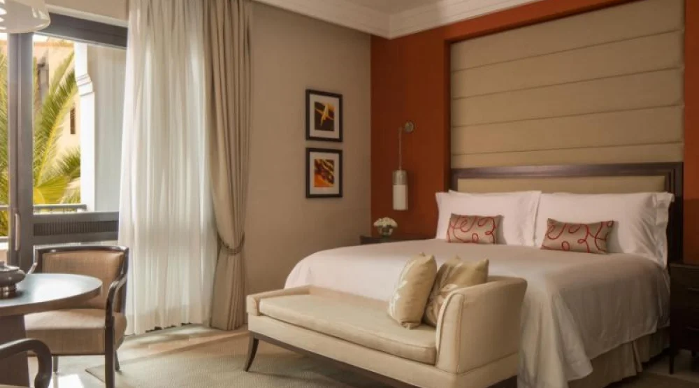Garden View Terrace Room King Bed at Four Seasons Resort Marrakech