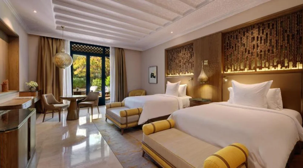 Pavilion Patio Room Two Twin Beds at Four Seasons Resort Marrakech
