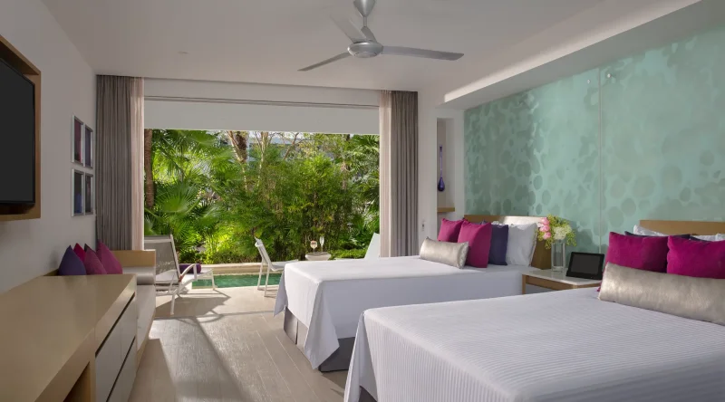Xcelerate Junior Suite Swim Out Tropical View at Breathless Riviera Cancun Resort & Spa