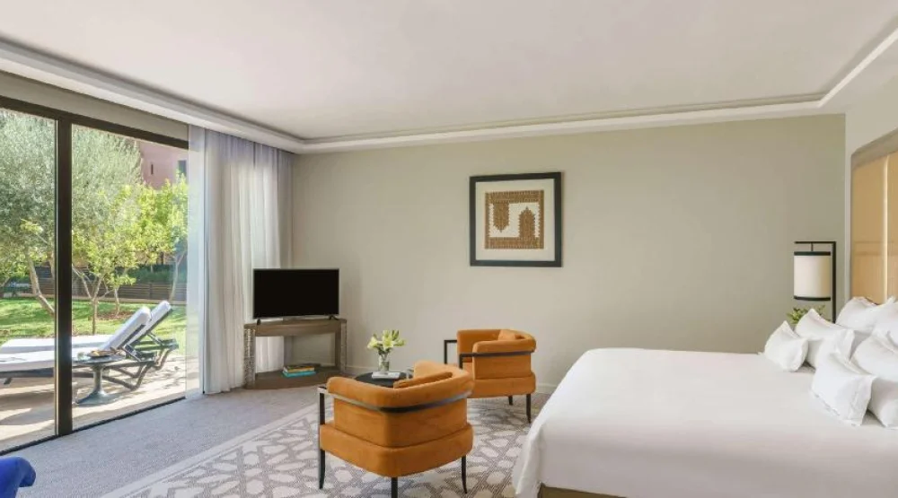 Two Bedroom Penthouse with Living Room and Private Pool at Movenpick Hotel Mansour Eddahbi