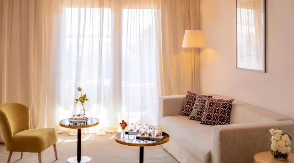 Contemporary Junior King Suite with Balcony at Sofitel Marrakech Palais Imperial & Spa