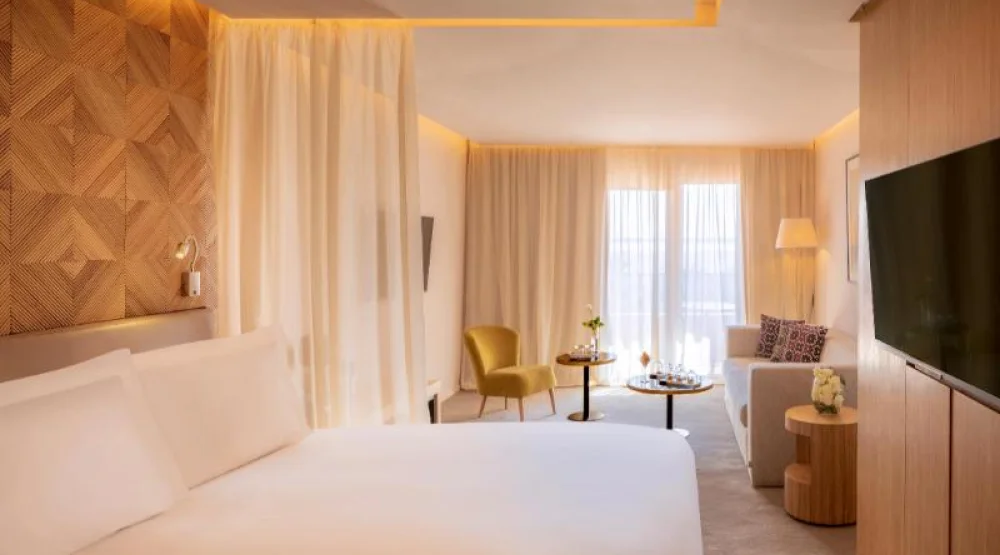 Contemporary Junior Suite, One King-size Bed, View Of Pool & Atlas Mountains at Sofitel Marrakech Palais Imperial & Spa