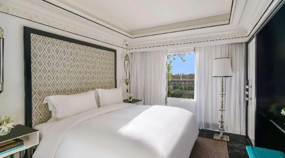 Prestige Suite, King-size Bed, View Of The Garden, Pool and Atlas Mountains at Sofitel Marrakech Palais Imperial & Spa