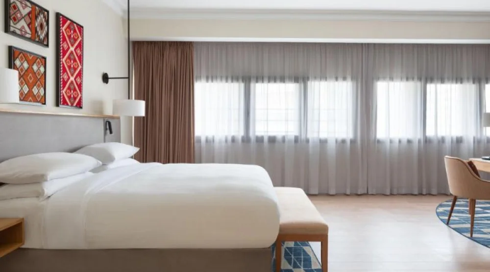 Executive Suite, M Club Lounge Access, One Bedroom Suite, One King, City View at Casablanca Marriott Hotel