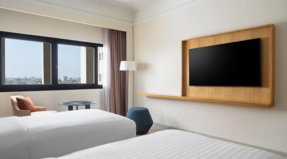 Deluxe, Guest Room, Two Twin, City View at Casablanca Marriott Hotel