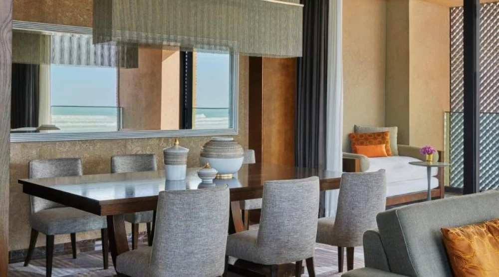 Imperial Suite Ocean View King Bed at Four Seasons Hotel Casablanca