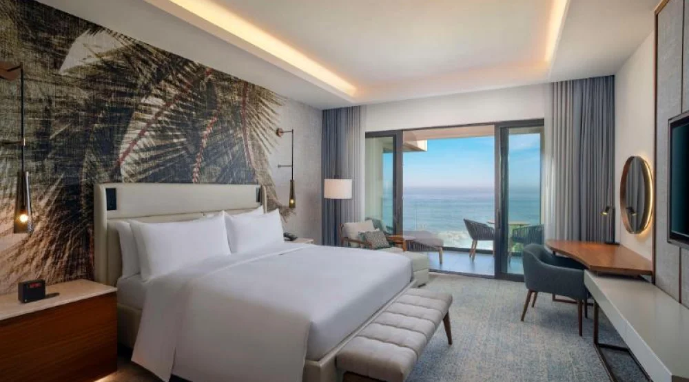 King Deluxe Room with Ocean View at Conrad Rabat Arzana