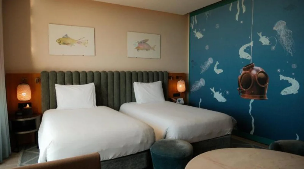 Two Twin Beds Ocean View Club Access at Hyatt Regency Taghazout