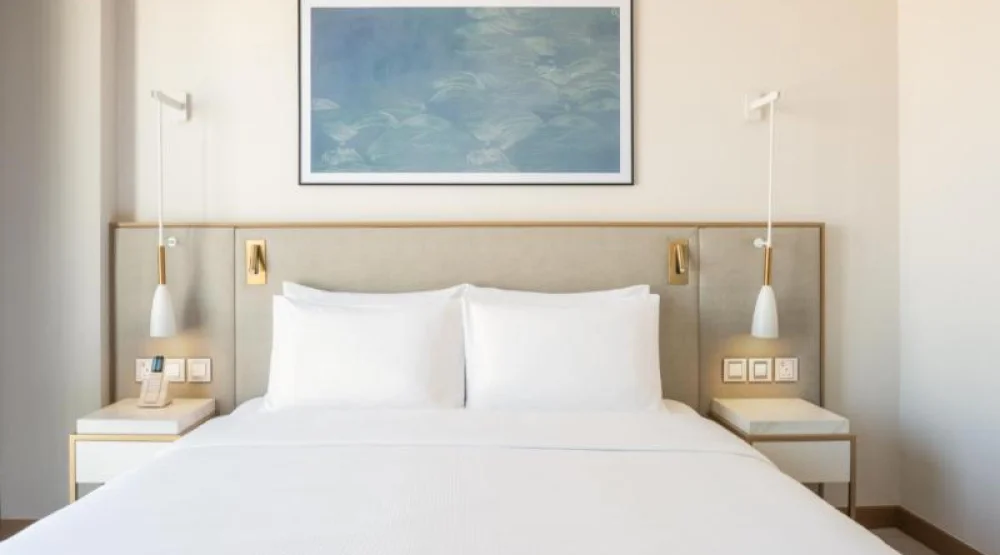 Deluxe Partial Sea View Twin Room at Vida Beach Resort Marassi Al Bahrain