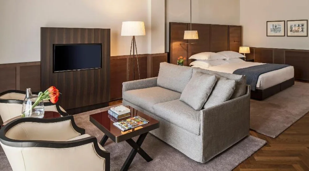 Junior Suite with Terrace and Old City View at David Citadel Hotel