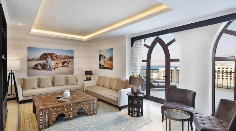 Presidential Suite, One King, Sea View, Terrace, Whirlpool at Al Manara A Luxury Collection Hotel Saraya Aqaba