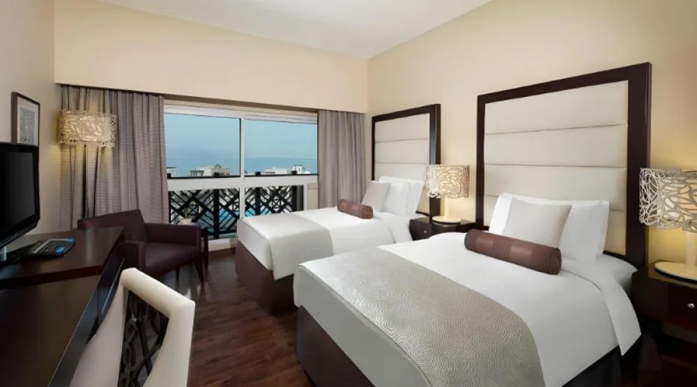 Two Twin Bed Sea View at Crowne Plaza Jordan Dead Sea Resort