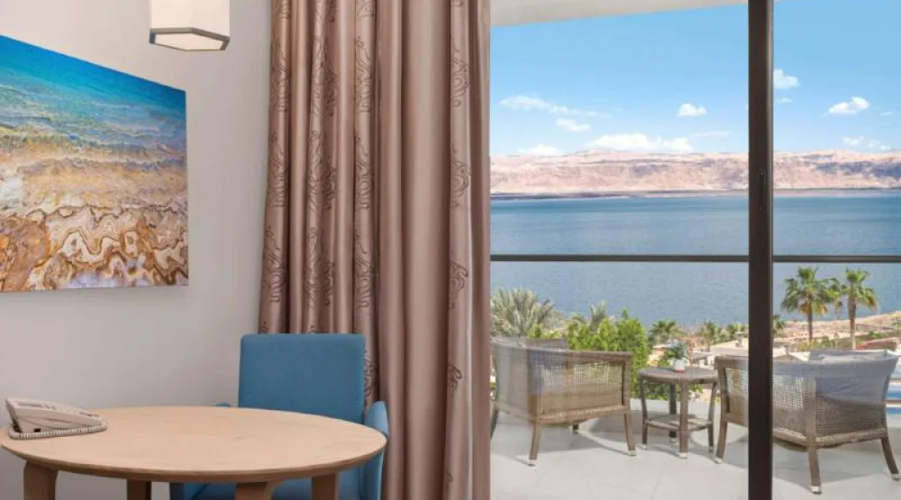 Two Deluxe Bed Executive Room with View at Hilton Dead Sea Resort